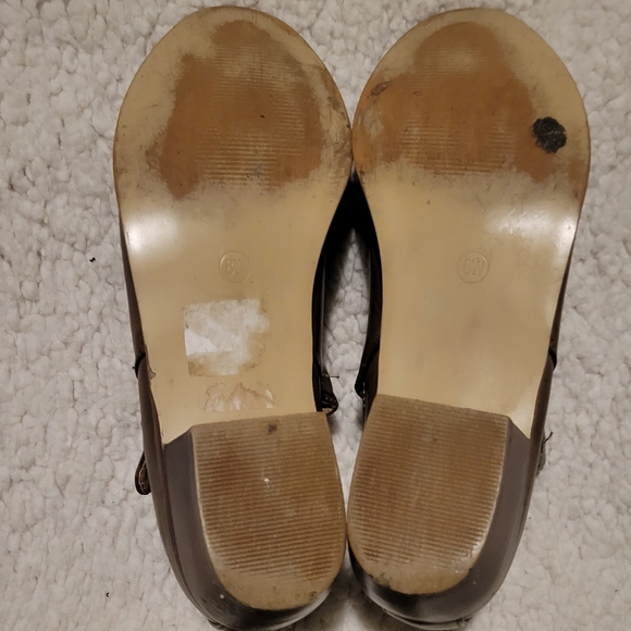 CATO Buckle Strap Ankle Boots Brown Size 8 - Picture 9 of 16